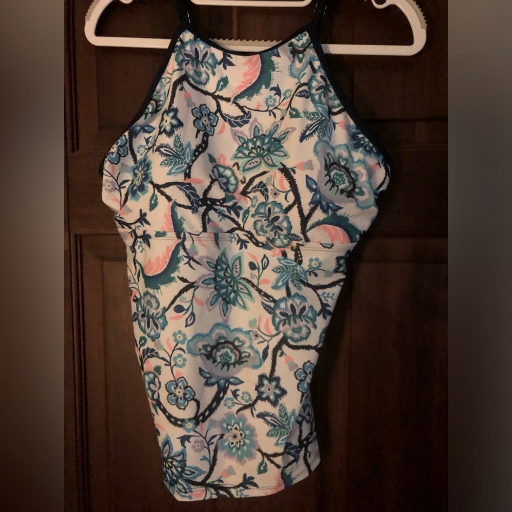 Free Country Tankini Swimsuit - Blue and Pink